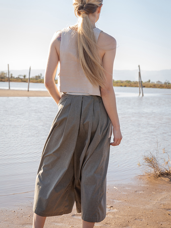 Falda Pantalón Sostenible Quillay | Confección Artesanal Ecológica - Imagen 7